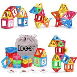 Magnetic Tiles Blocks Building Toys for Kids, Magnet STEM Toys for 3+ Year Old